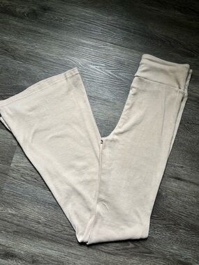 Rue21 Cream Boot Cut Flare Pants